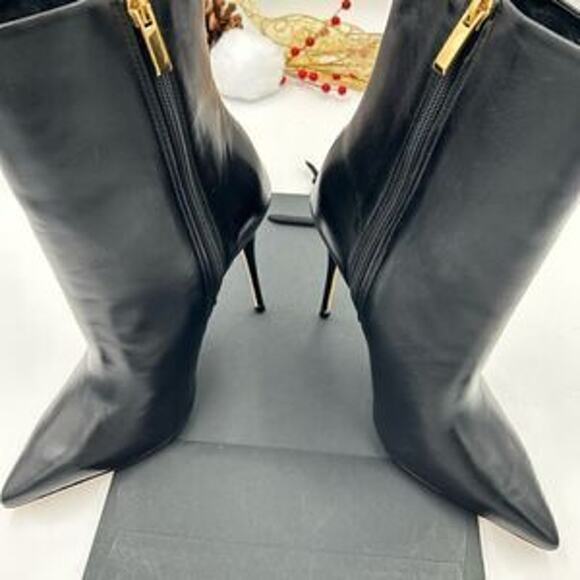 Women’s Schutz black soft leather ankle boots size 40 made in Brazil - Picture 4 of 13